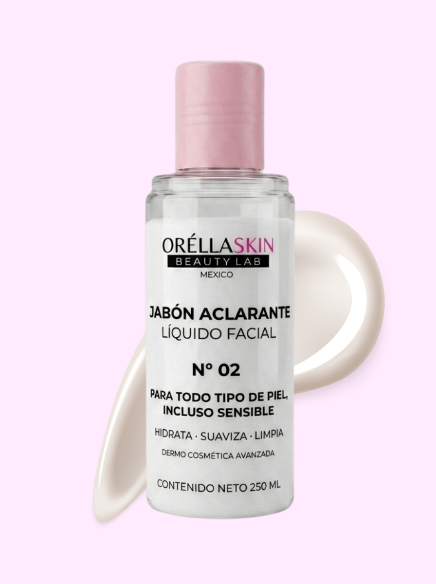 JABÓN ACLARANTE N°02 – ORÉLLA SKIN
Limpieza Iluminadora | Dermocosmética Avanzada