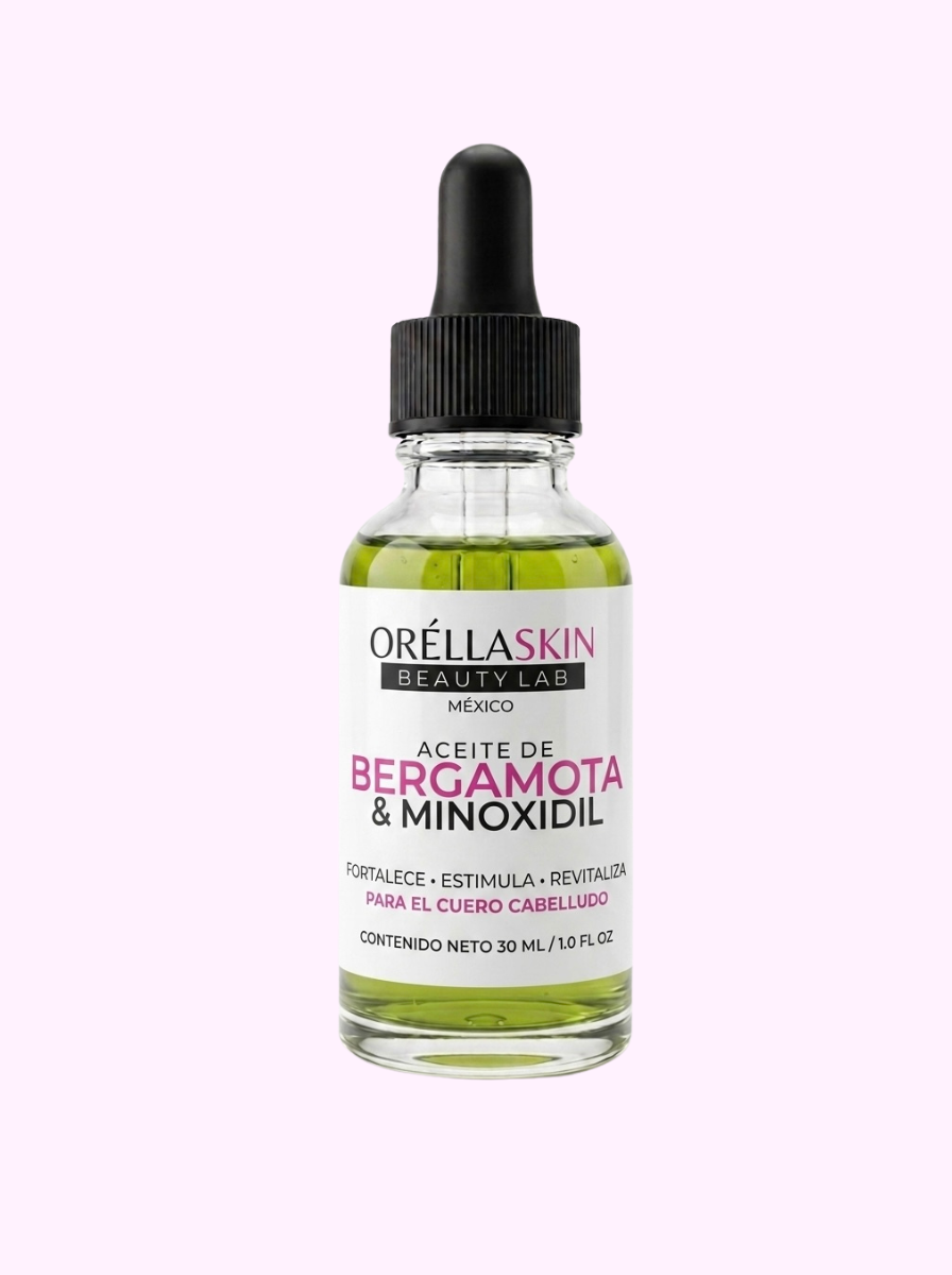 ACEITE DE BERGAMOTA & MINOXIDIL – ORÉLLA SKIN
Estimulación Capilar | Fuerza & Crecimiento Intensivo