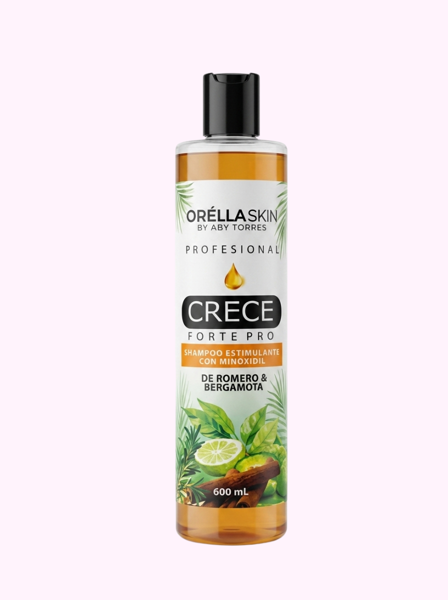 SHAMPOO CRECE FORTE PRO – ORÉLLA SKIN
Estimulación Capilar | Fuerza & Crecimiento