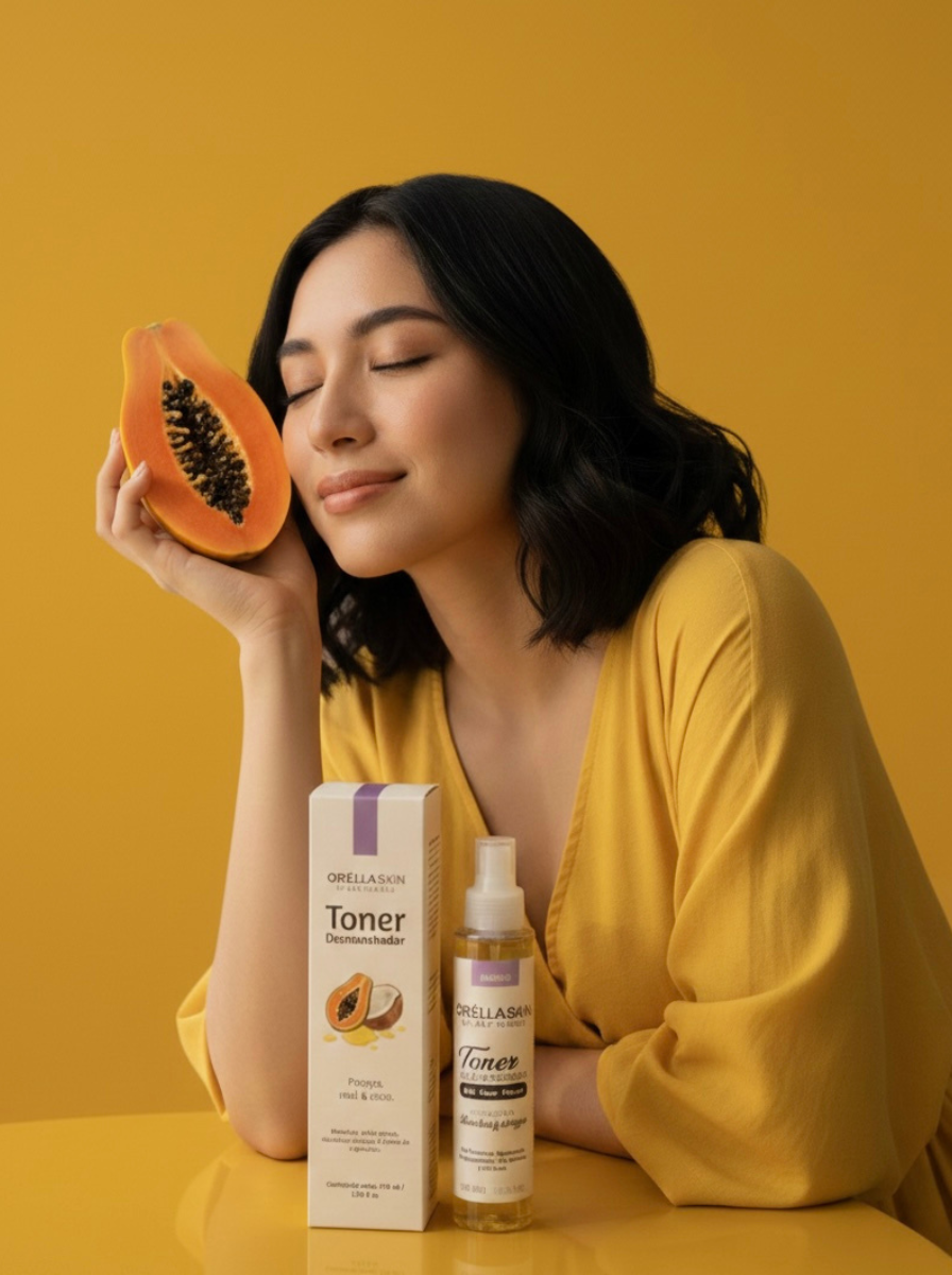TÓNICO DESMANCHADOR ORÉLLA SKIN
Equilibrio, luminosidad y piel visiblemente más uniforme