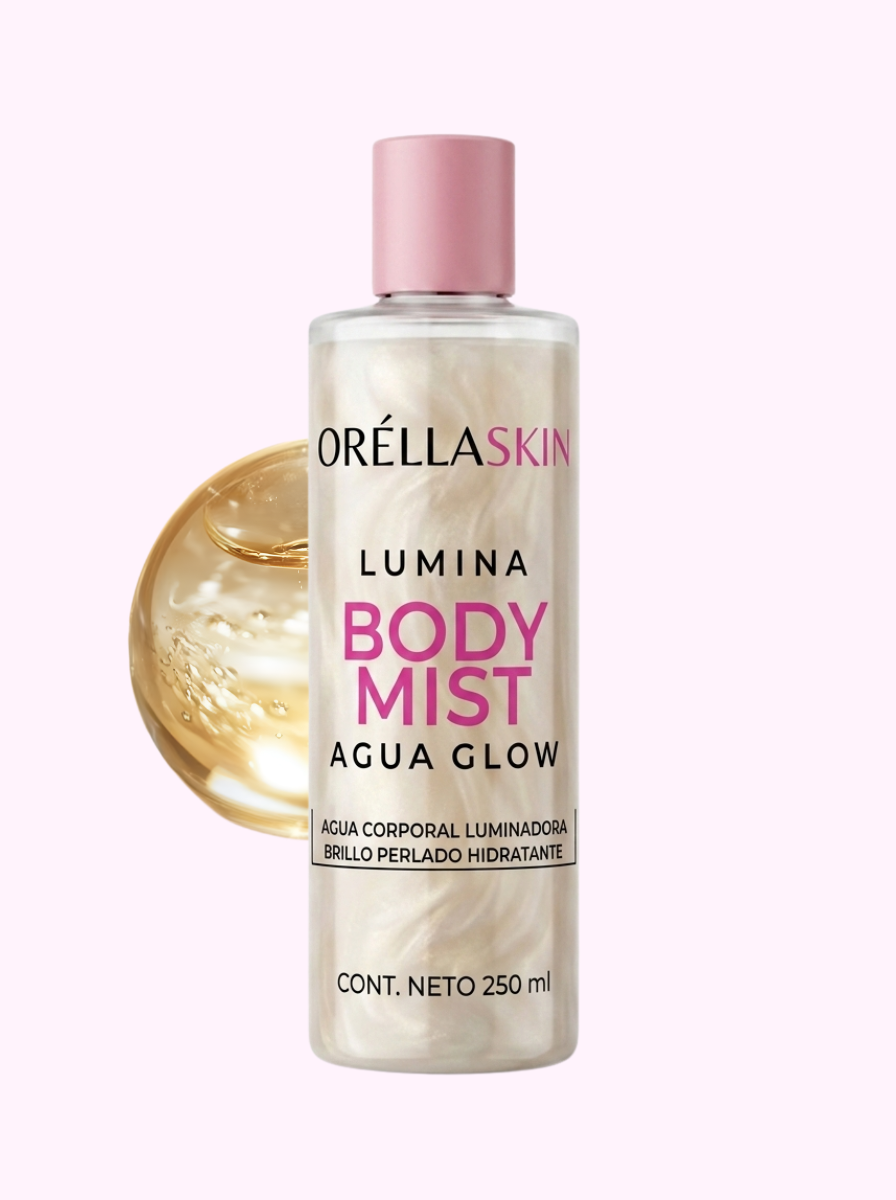 LUMINA BODY MIST – ORÉLLA SKIN
Aqua Glow | Brillo Perlado & Hidratación