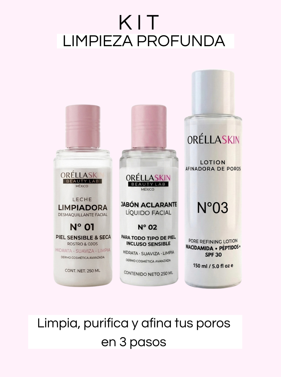 kit de limpieza profunda orélla skin